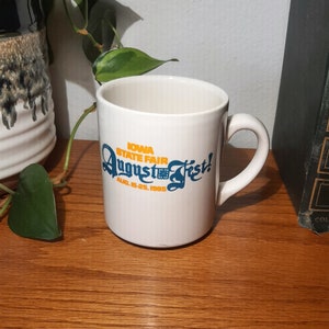 1985 Iowa State Fair August Fest Mug