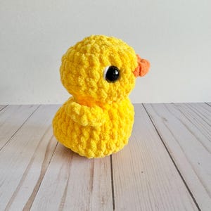 Ducky Plushie, Crochet Stuffed Animal Duck
