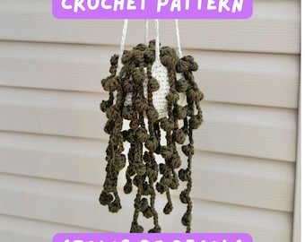 CROCHET PATTERN | String of Pearls Hanging Plant