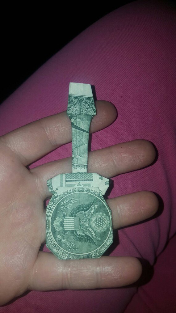 Guitar Dollar Bill Gift Real Money Origami For Musician Teen Graduation Gifts For Him