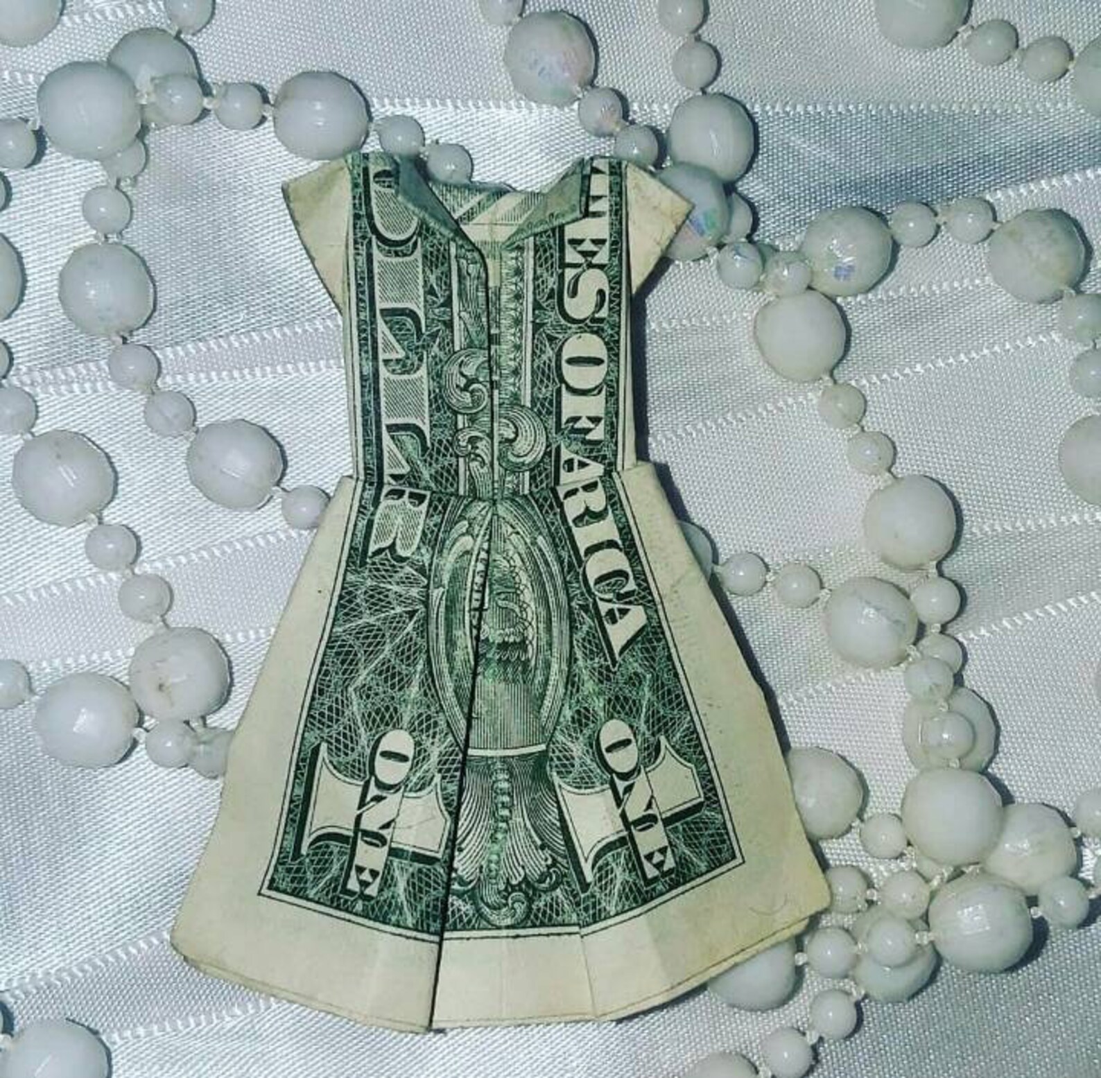 Dollar Bill Origami Origami Dress Money Origami Wedding Etsy