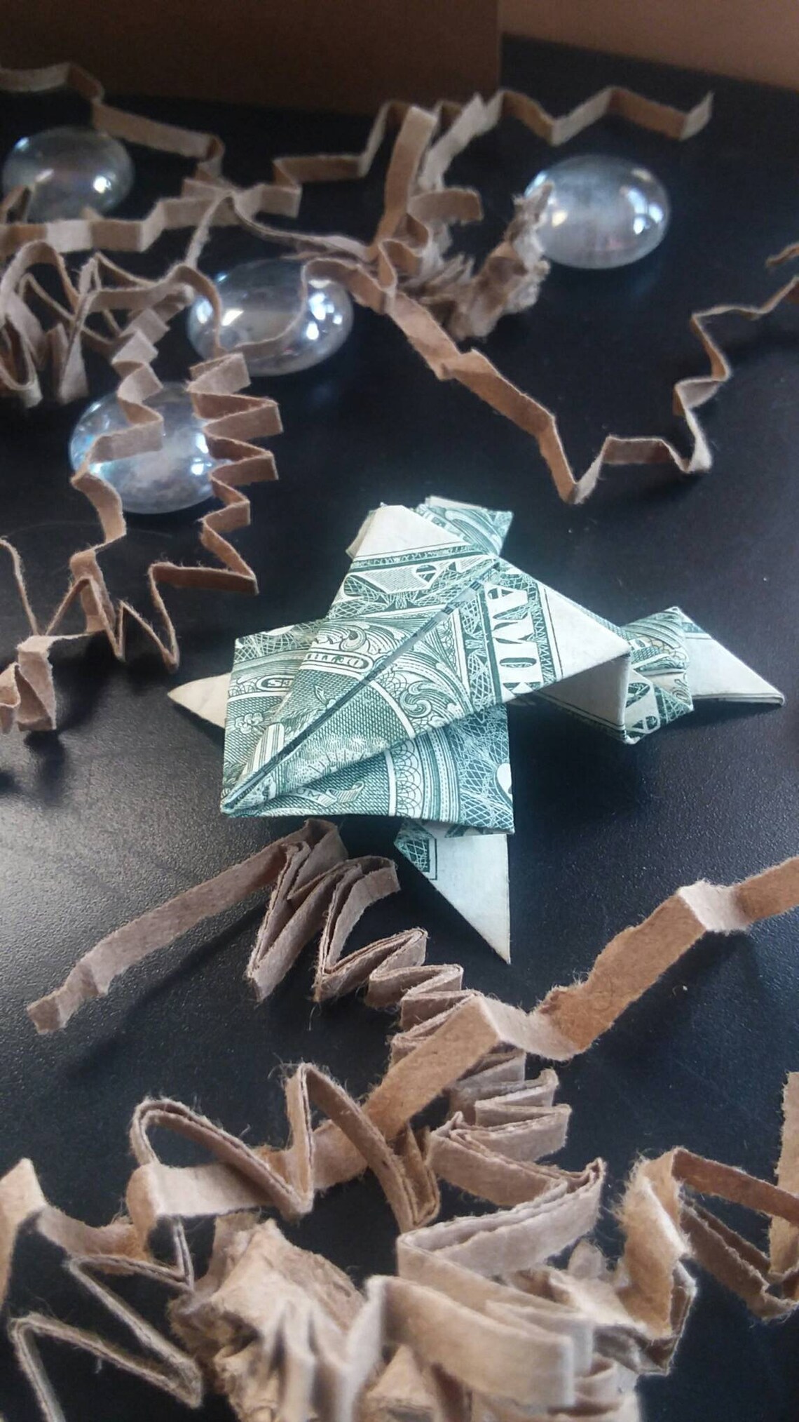 Money Origami Origami Frog Dollar Bill Origami Folded Money Etsy
