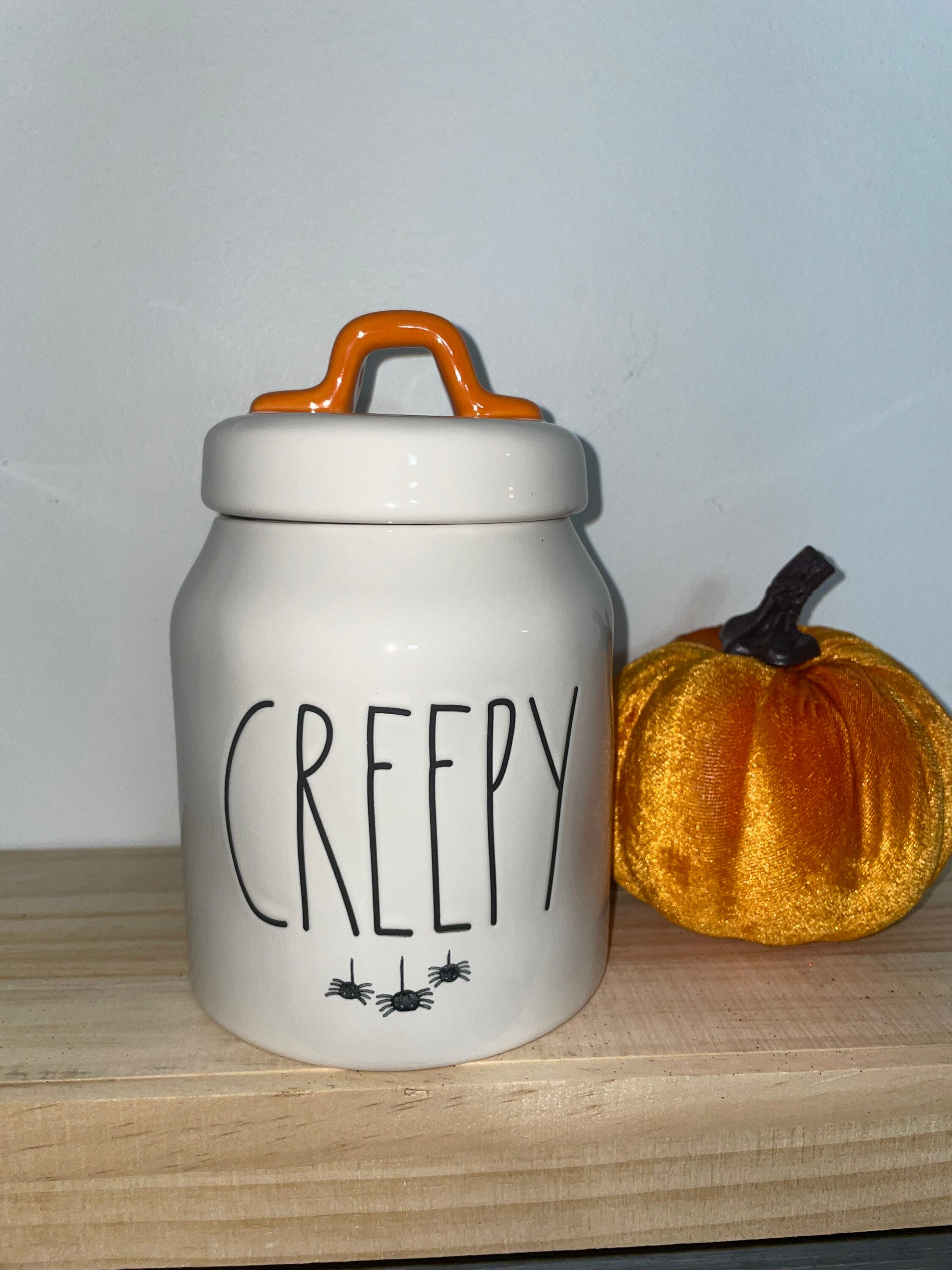 Rae Dunn Scary + Creepy Halloween Canisters with Spiders munimoro.gob.pe