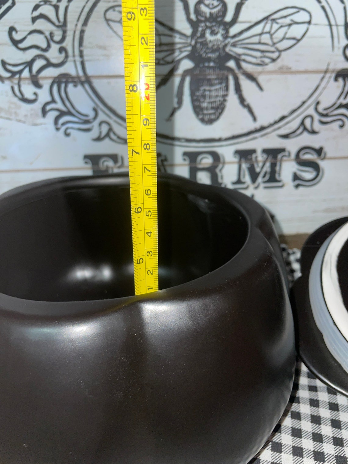 Rae Dunn Authentic Halloween Candy Canister Bowl Pumpkin Etsy