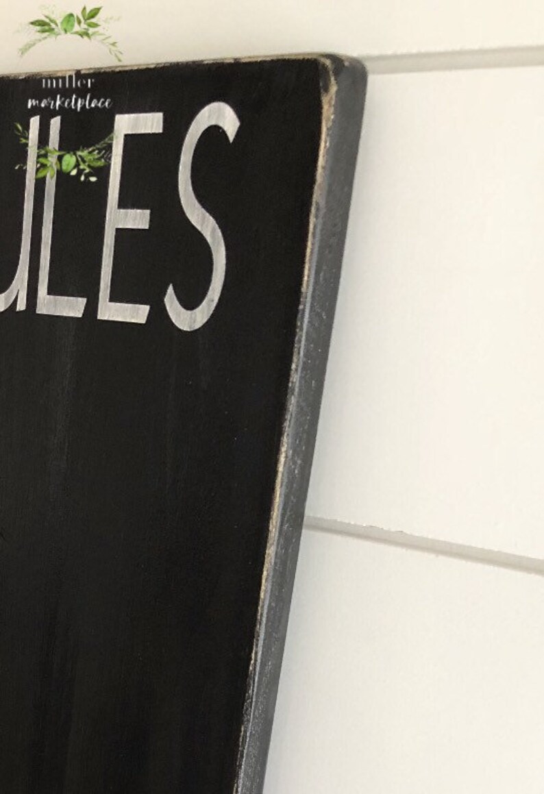 Horseshoe Rules Sign Outdoor Games Outdoor Gift Etsy