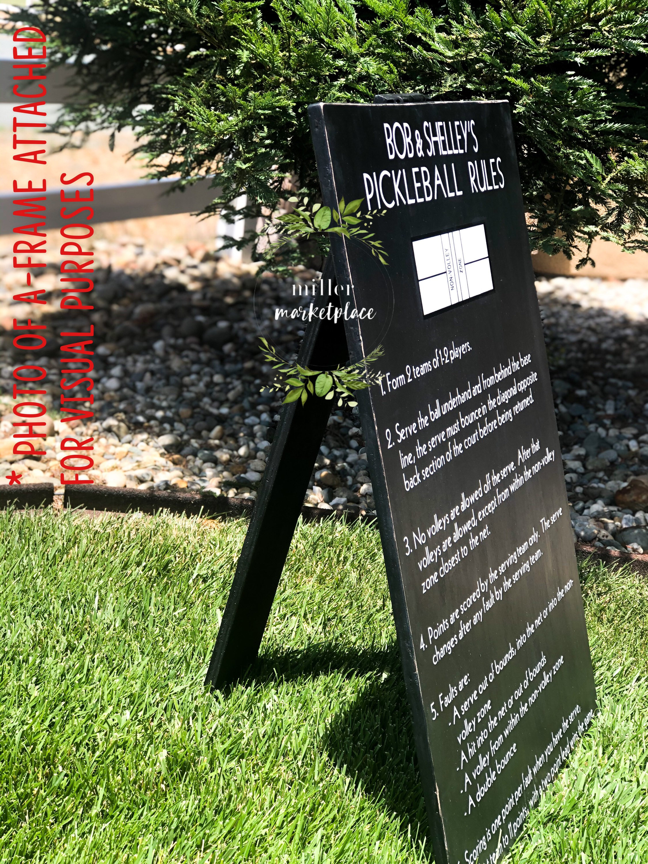 Outdoor Bocce Ball Rules Wooden Sign Outdoor Games Outdoor Etsy