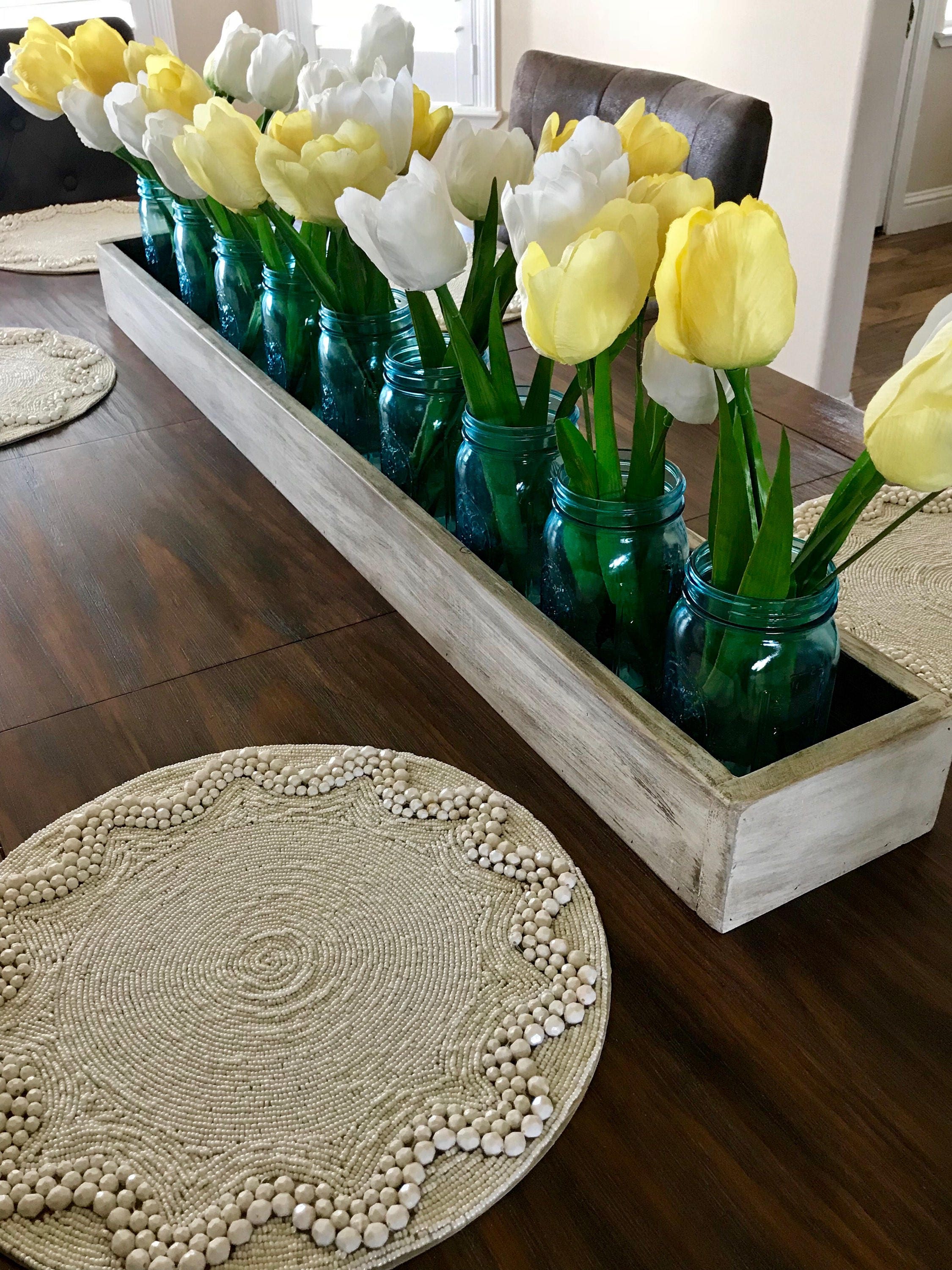 Wood Table Box Centerpiece Box Wedding Box Wedding Etsy