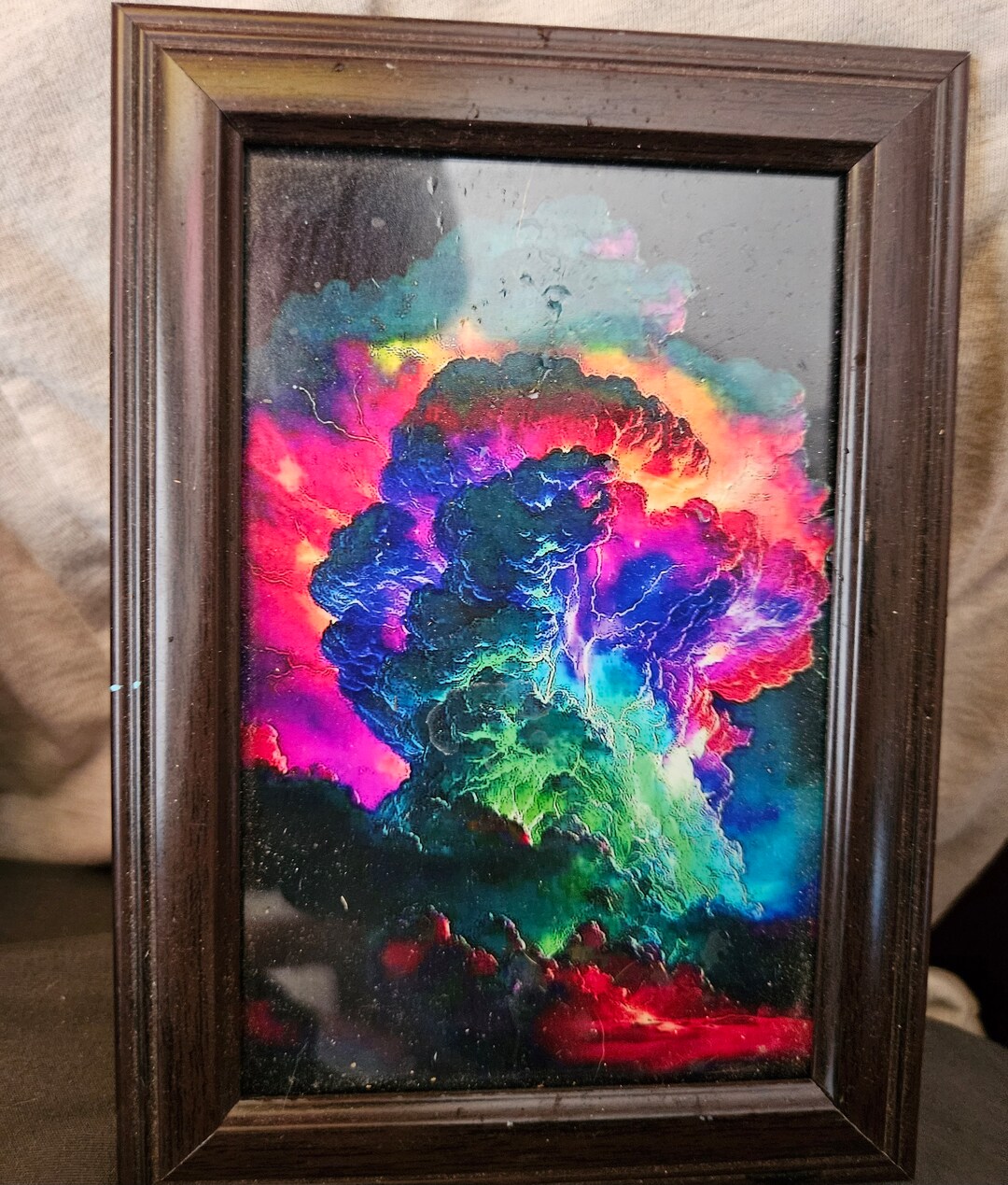 Psychedelic Explosion With Storm and Clouds Grunge Carnival Sideshow - Etsy
