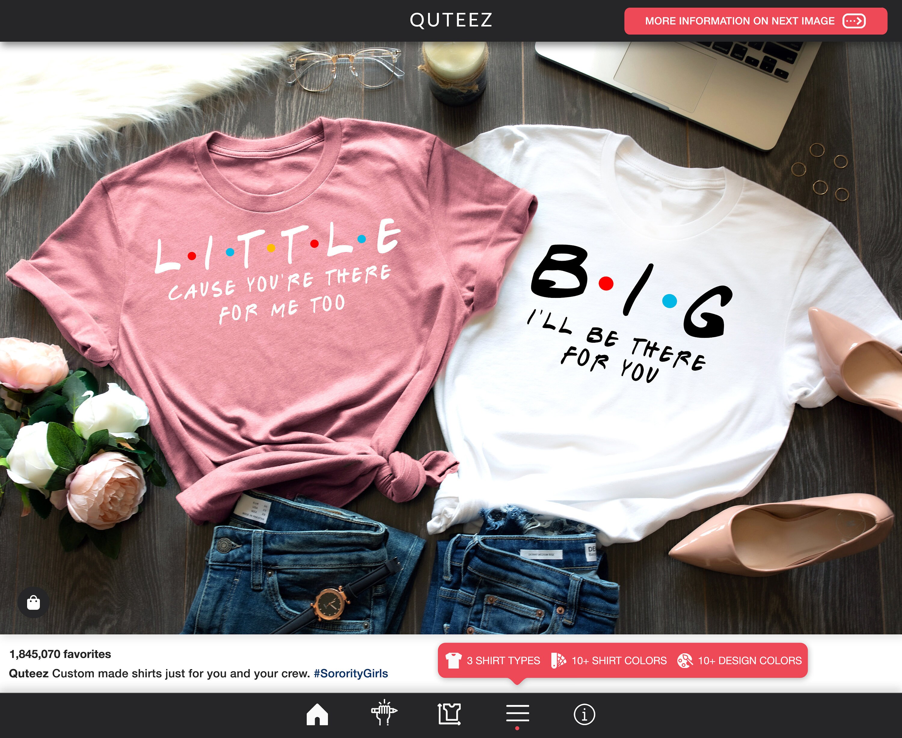 Friends Sorority Shirts Big Little 