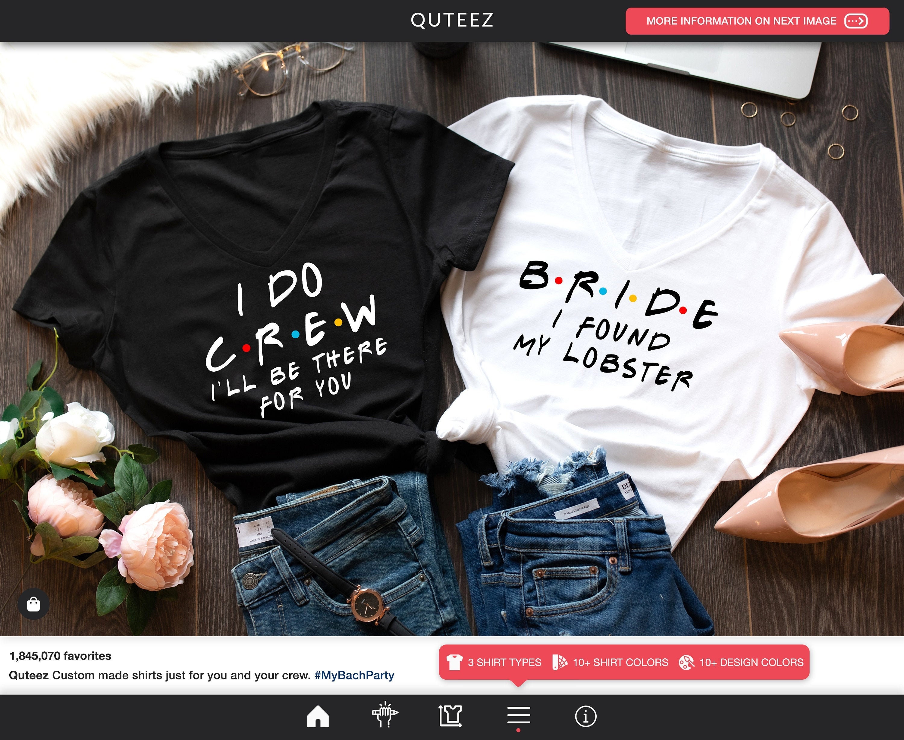 I Do Crew Friends Bachelorette Shirts 