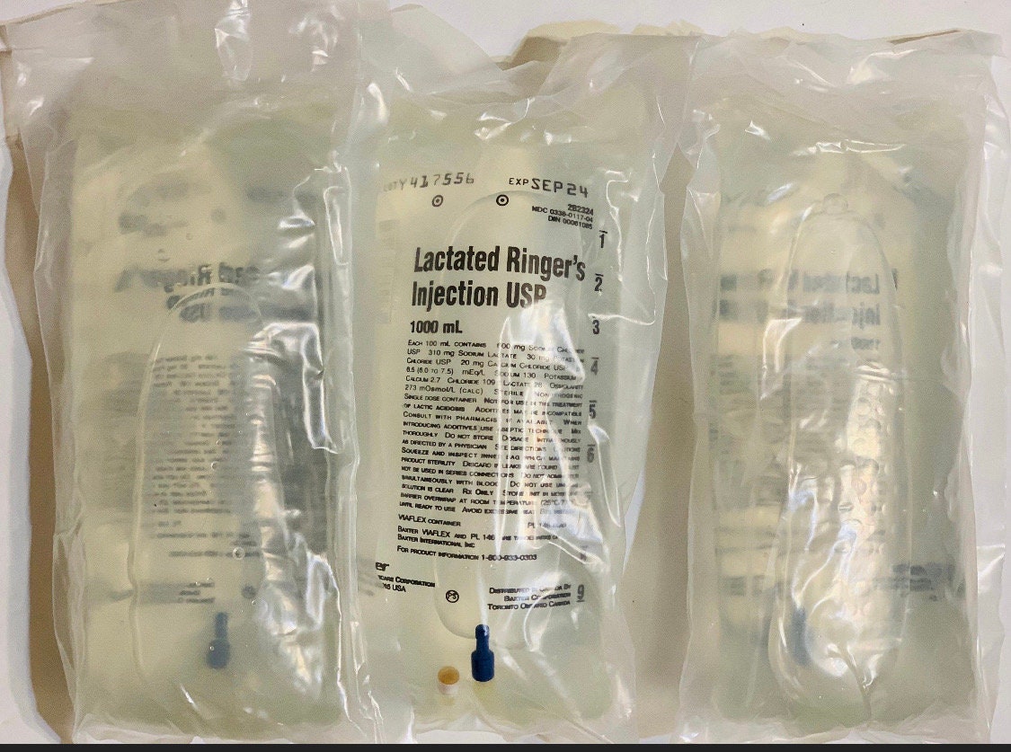 3 X Lactated Ringers 1L BAXTER for Pets 2025/02 Etsy