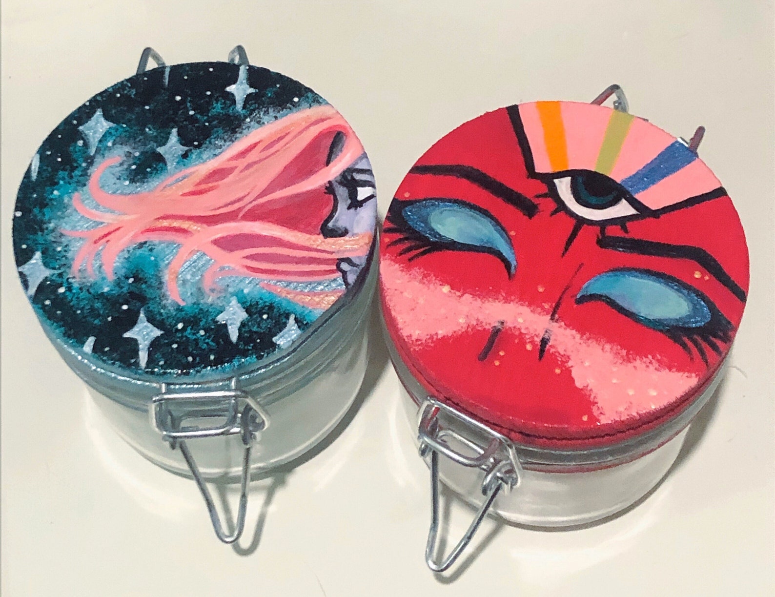 Tarro de albañil de vidrio recipiente hermético el tarro | Etsy