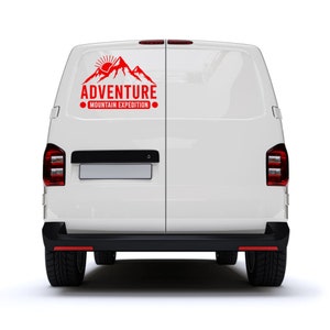 Adventure Expedition Van Decals, Camper Decals, Campervan Sticker, Car Decals, Car Stickers, Van Stickers, Car Window Decal, Made In UK
