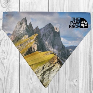The Paw Face Inspired Dog Bandana, Stylish Dog Bandana, Luxury Dog Clothes, Cute Dog Bandanas, Dog Neckerchief, Dog Bib, Dog Apparel