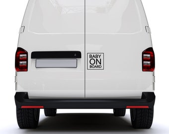 Baby On Board Car Window Vinyl Decal Sticker, Child On Board Vinyl Decal, Children On Board Car Sticker, Car Window Sticker, Made In UK