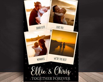 Personalised Photo Aluminium Printed Valentines Gift, Valentines Print Gift, Cute Valentine Gift, Gifts For Him, Gifts For Her, Valentines