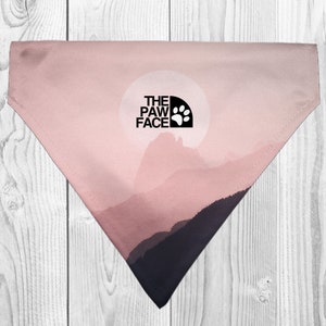 Pink Dog Bandana, Cute Dog Bandanas, Triangle Bandana, Girl Dog Bandana, Dog Collars, Pet Bandana, Cat Bandana, Puppy Bandana, Large Dog,