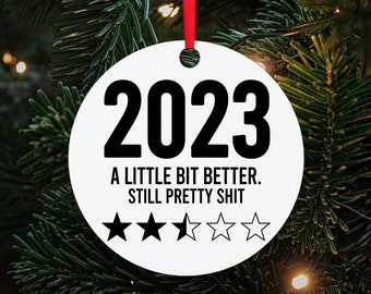 Funny Christmas Decoration 2023, Funny Christmas Bauble, Rude Christmas Bauble, Adult Bauble, Lockdown Bauble, Novelty Hanging Bauble