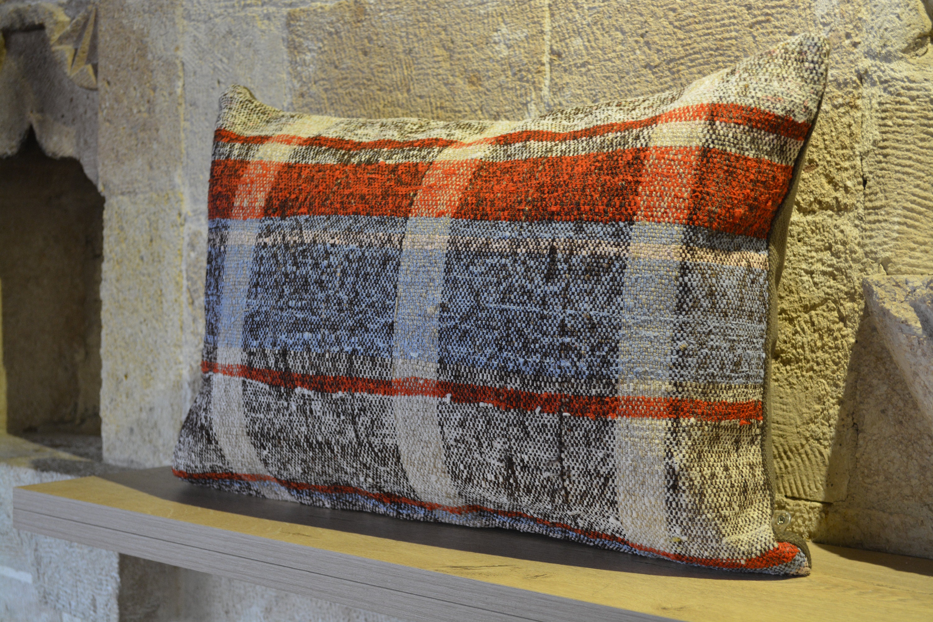 SMALL SQUARE CUSHION TRIBAL THEORY