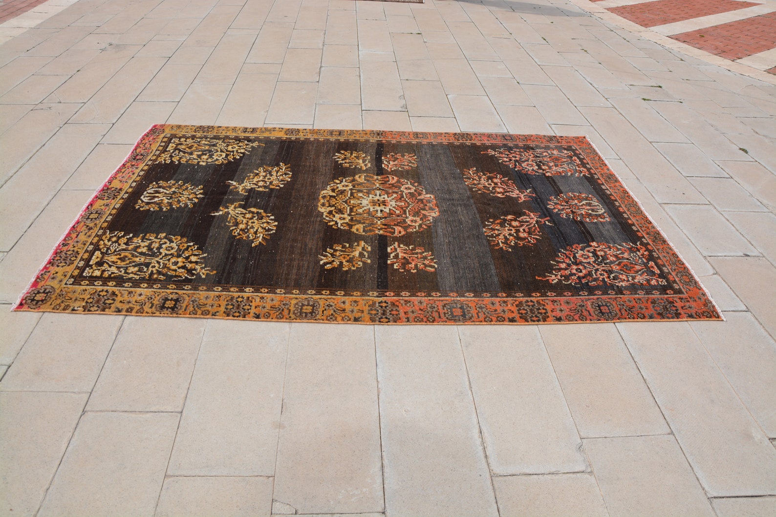 Black Area Rugs Turkish and Oriental Rugs Antique Turkish Etsy