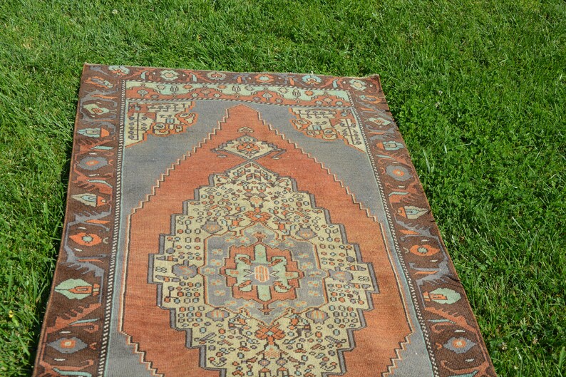 Flatweave Vintage Oriental Rug Vintage Rugs Traditional Rug Etsy