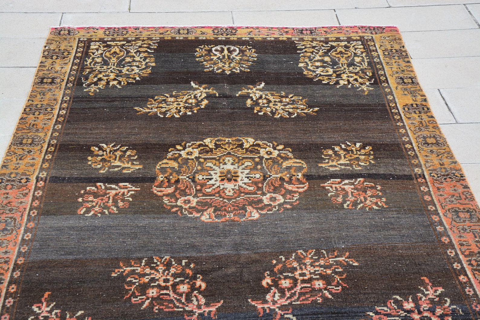 Black Area Rugs Turkish and Oriental Rugs Antique Turkish Etsy