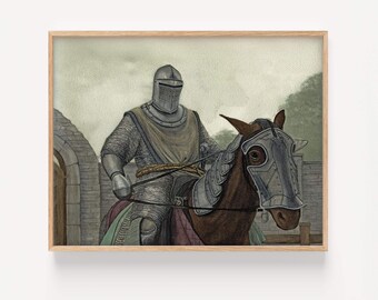 Ser Duncan the Tall Watercolor Art Print
