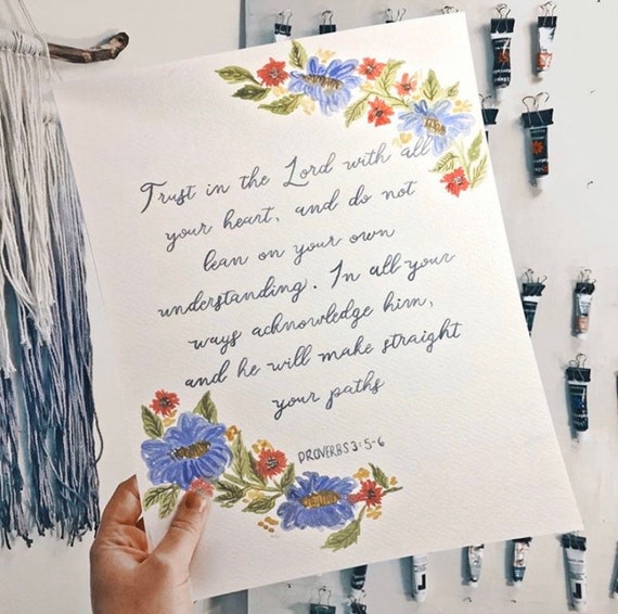 Aquarelle Calligraphie Mariage Vœux Citation Ecriture Bible Etsy Aquarelle Calligraphie Mariage Vœux Citation Ecriture Bible Etsy