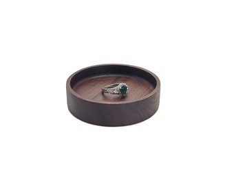 Walnut Ring Dish | Ring Holder | Ring Tray | Wood Dish | Jewelry Holder