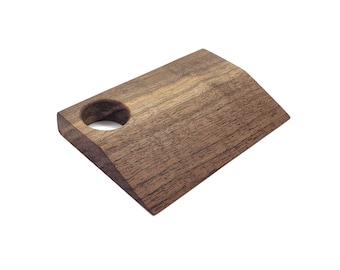 Walnut Bench Scraper | Bakers Scraper | Wood Dough Scraper | Wood Kitchen Utensil | Bread Makers Tool