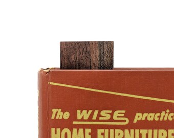 Handcrafted Oregon Black Walnut Bookmark