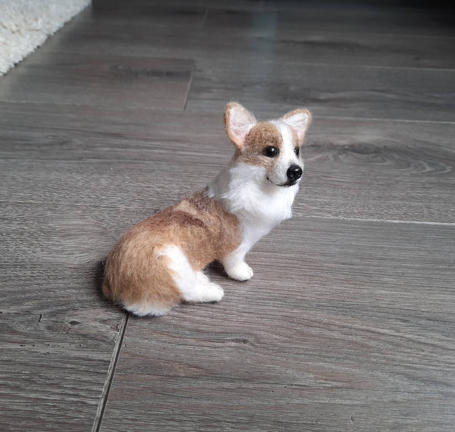 Example. Corgi Needle Felted Figurine Corgi Pembroke Sculpture Ooak ...