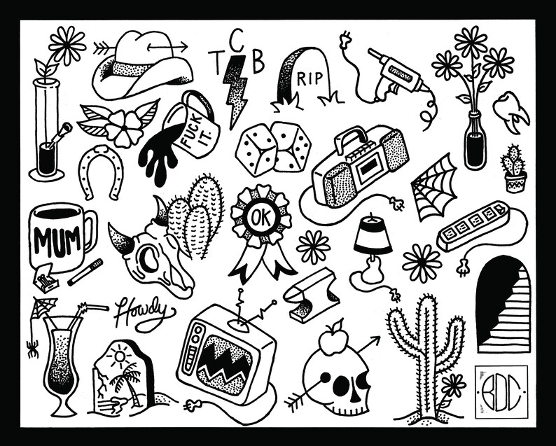 Tattoo Flash Sheets