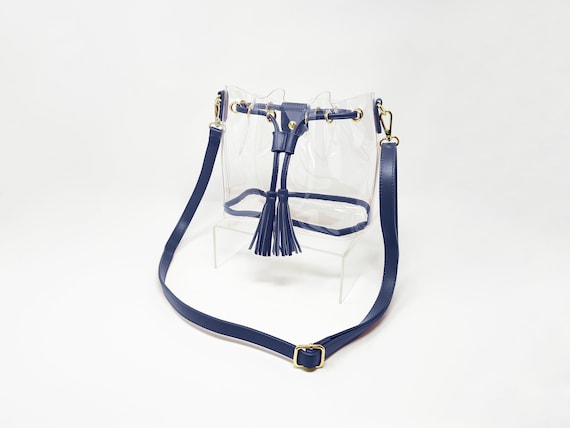 Clear bucket online bag