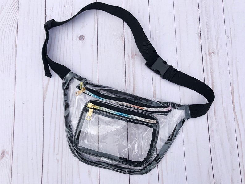 Clear Fanny Pack Clear Belt Bag Stadium Approved Concert Bag Clear Waist Bag Clear Event Bag For Music Festivals Ariana Grande Tour