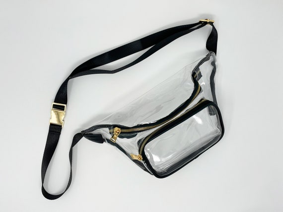 Clear Belt Bag Clear fanny pack stadium approved for