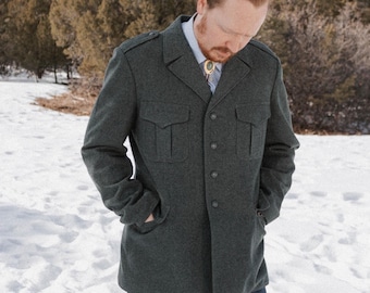 スイス軍 Swiss Army suit jacket ウールジャケット Swiss Army Suit Jacket ,M - L ,80s Swiss Army Jacket