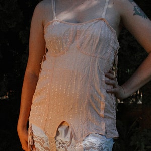 M/L-c.1938 Maternity Support/Corset--Please read item description before purchasing for details, measurements, and return policy!