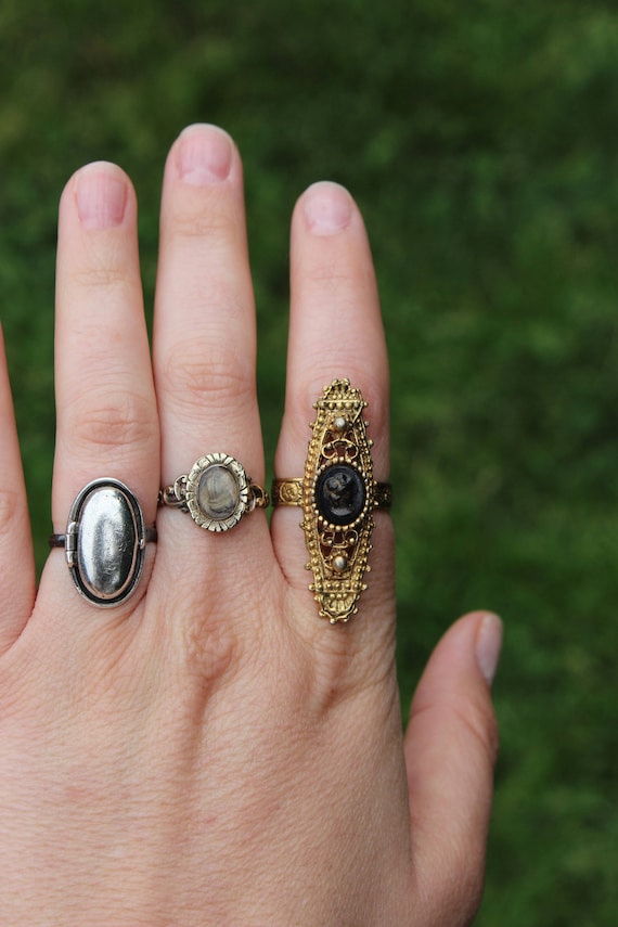 Vintage ring silver 925 Gem