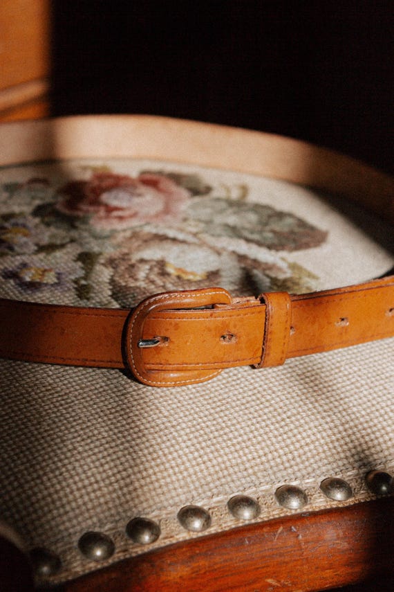 1940s leather belt - Gem 1940s leather belt - Gem