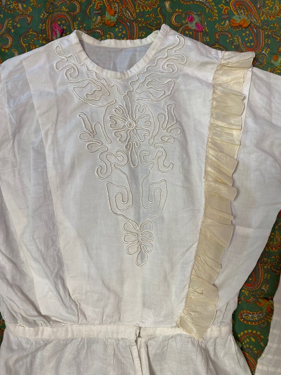 S/M-Edwardian 1910’s Soutache Blouse - image 4