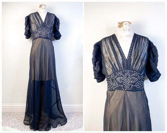 S/M-1930’s Evening Gown - image 4