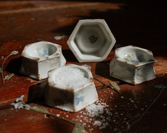 Antique Haviland Porcelain Salt Cellars—Please read item description before purchasing for details, measurements, and return policy!