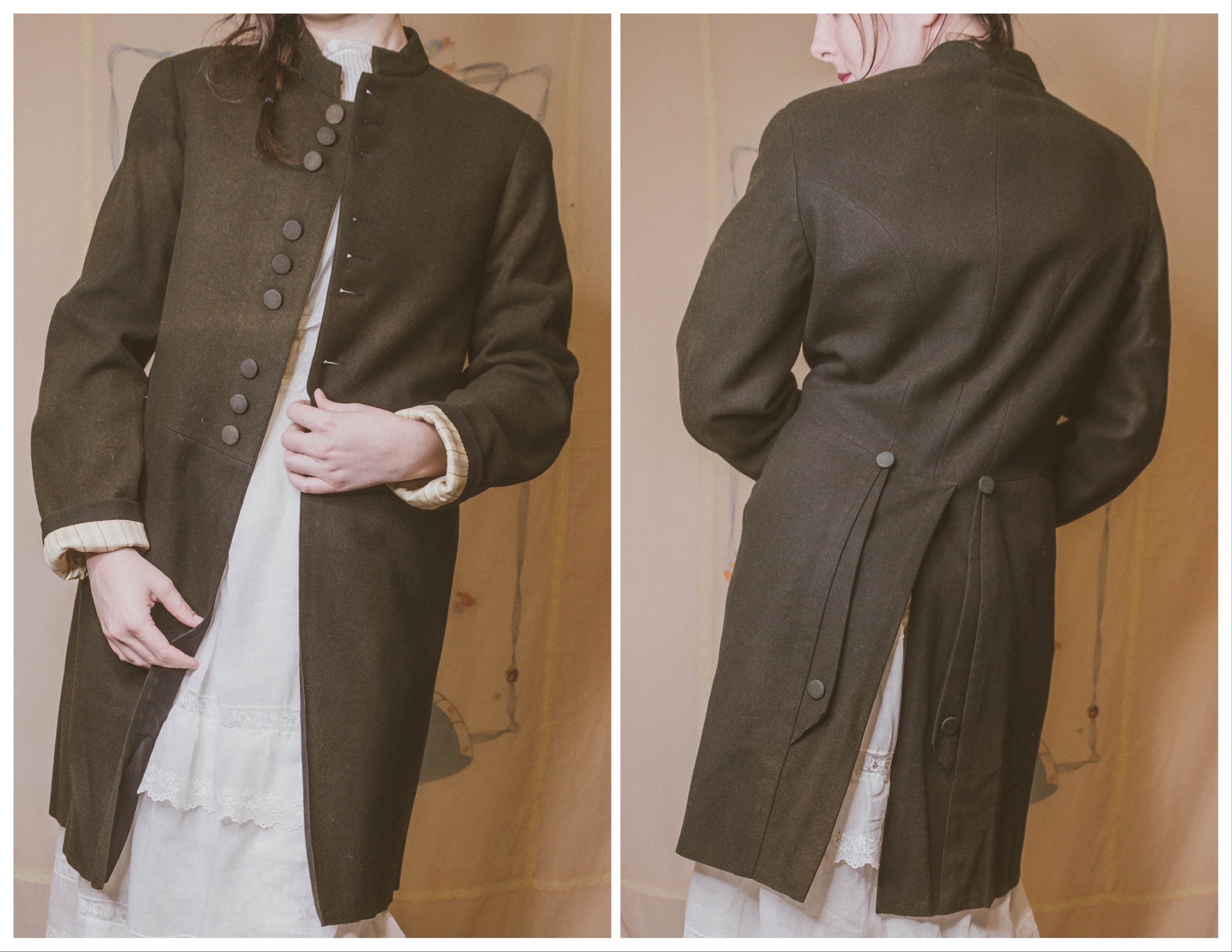 wool frock coat