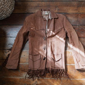 Geronimo Vintage Jacket Fringe - Etsy