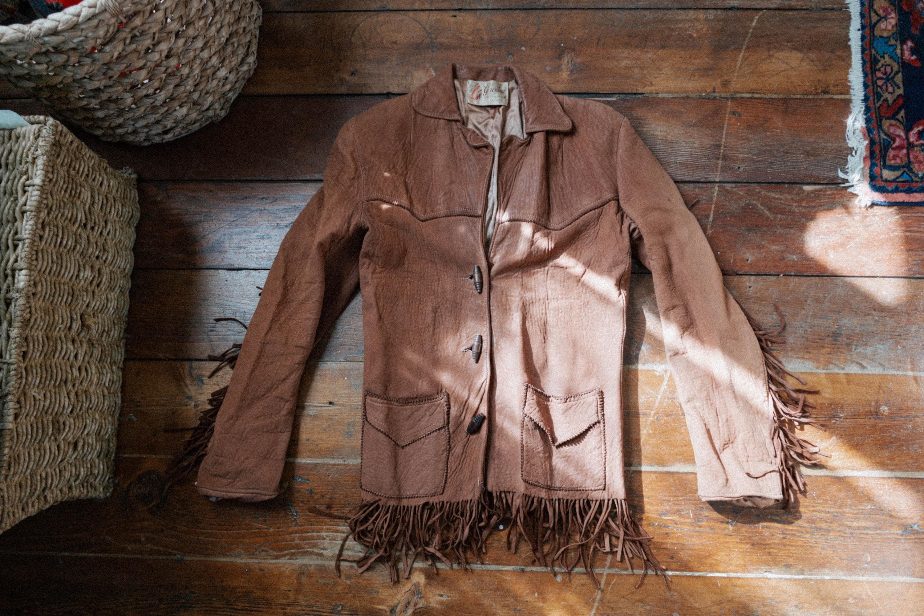 Geronimo Vintage Jacket Fringe - Etsy