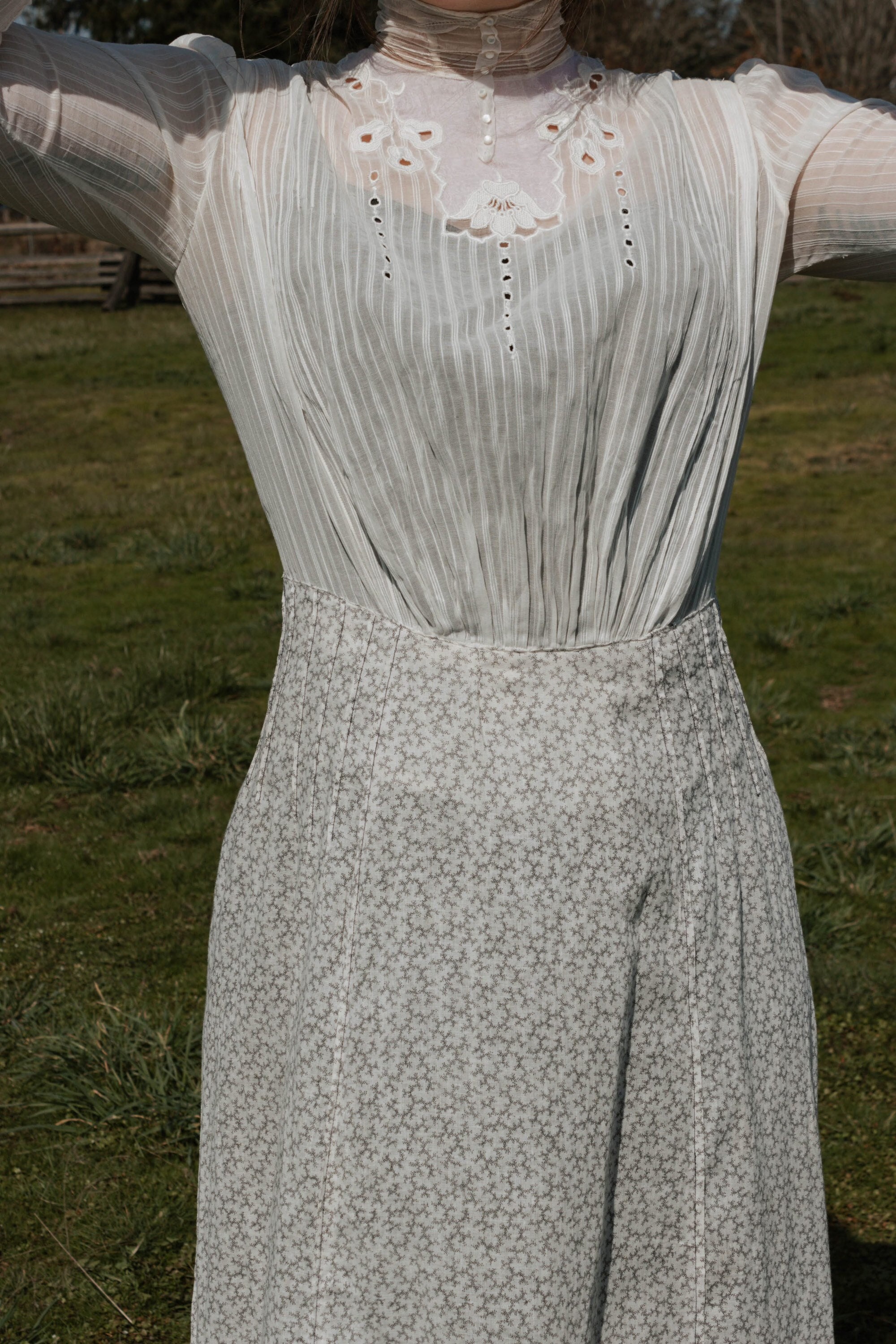 Antique calico dress - Etsy 日本
