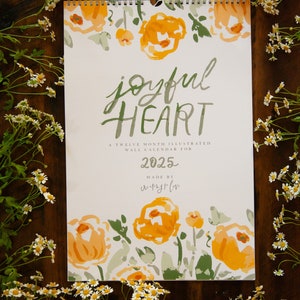 Joyful Heart 2025 Wall Calendar
