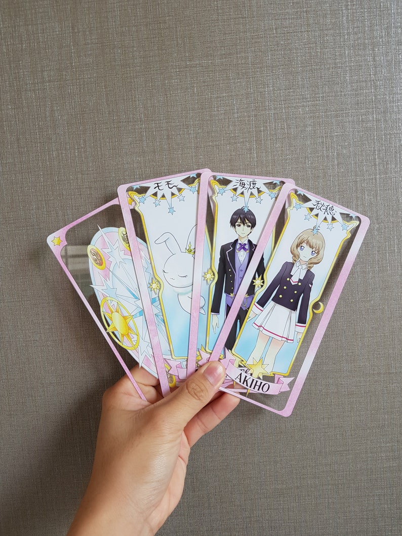 Clear Card Cardcaptor Sakura Character Cards | Etsy