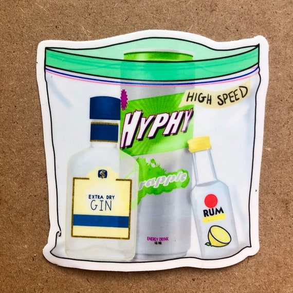High Speed Drink Sticker | San Francisco, Daly City, Bay Area, California | Liquor Store | Hyphy Juice Energy Drink | Cutty Bang Cocktail